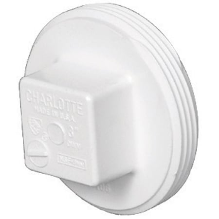 Charlotte Pipe And Foundry Charlotte Pipe Schedule 40 6 in. MPT PVC Clean-Out Plug 1 pk PVC00106 1400